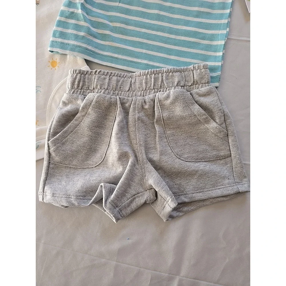 Nwt‎ Carters Baby Boy 3Pc Outfit 6-9 Months Beach Sun Crab Summer Shorts Shirts